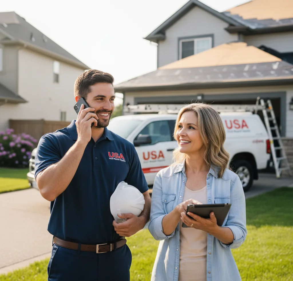 USA Roof Repair Experts customer support in Lombard